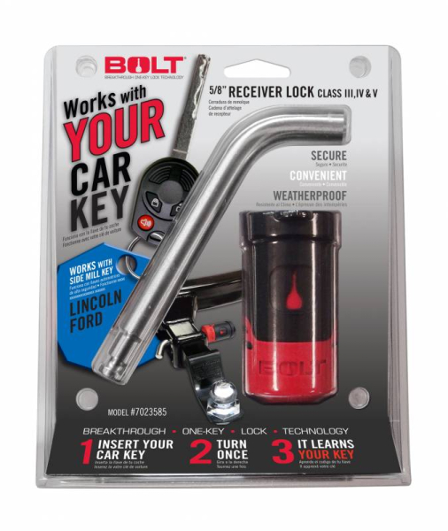 BOLT - BOLT   5/8"   Receiver Lock   Ford Side Cut   (7023585)