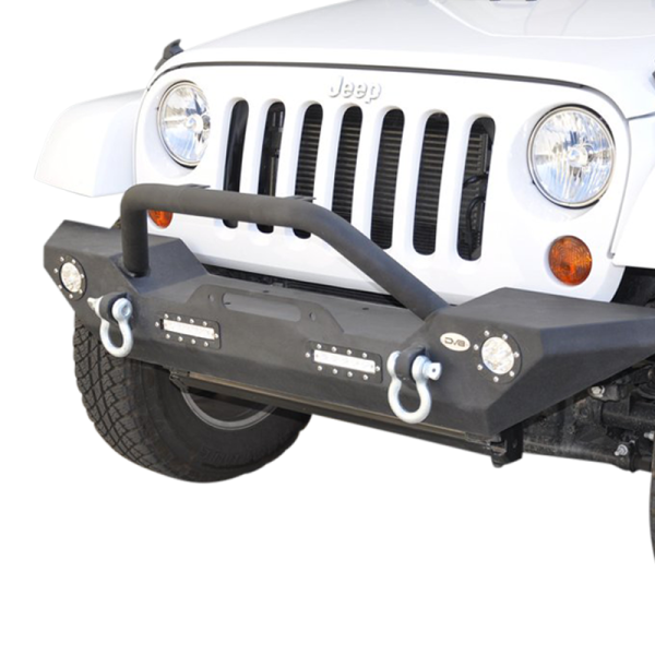 DV8 Offroad - DV8 - Front Bumper   w/ LED Lights 2007-2018  Wrangler JK   (FBSHTB-07)