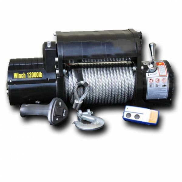 DV8 Offroad - DV8  12K LB.   Winch   w/ Steel cable and Wireless Remote    (WB12SC)