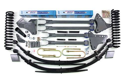 BDS Suspension - BDS 6 Inch Lift Kit W/ 4-Link Ford F250/F350 Super Duty (05-07) 4WD Diesel (351H)
