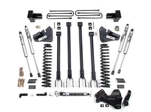 BDS Suspension - BDS 4 Inch Lift Kit 4-Link Conversion Ford F250/F350 Super Duty (17-19) 4WD Diesel (1537H)