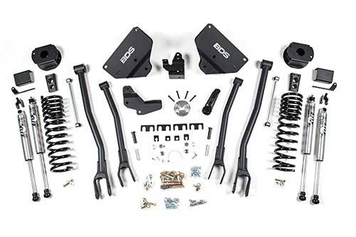 BDS Suspension - BDS 4 Inch Lift Kit W/ 4-Link Ram 2500 W/ Rear Air Ride (14-18) 4WD Diesel (1632H)