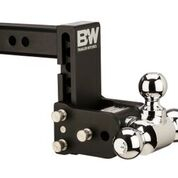 B&W - B&W   Tow & Stow    8" Model    Tri Ball  5" Drop / 5.5" Rise   Black   (TS10048B)