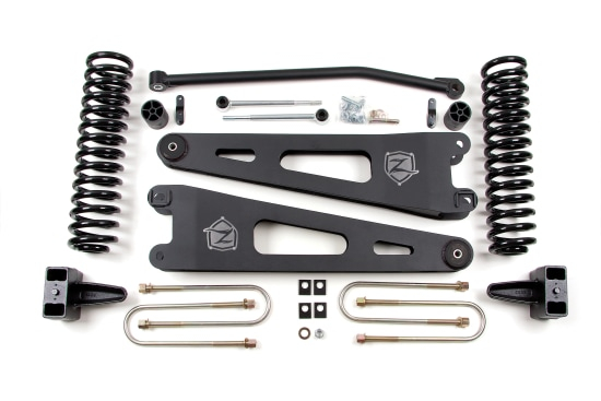 ZONE OFFROAD - ZONE  4" Radius Arm Kit w/ FOX Shocks 2011-2016 F-250/F-350 w/ Overload *Diesel*  (ZONF27F)