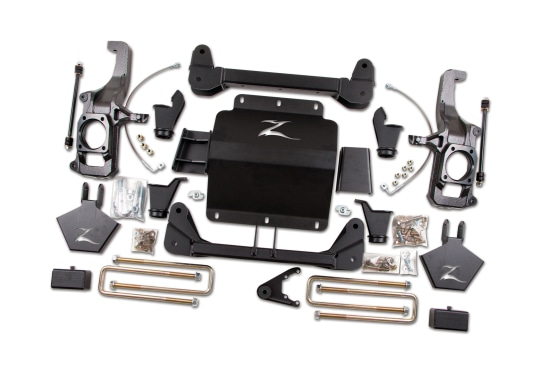 ZONE OFFROAD - ZONE  5" Lift Kit w/ FOX Shocks 2011-2019 Silverado/Sierra HD w/o Overload (ZONC12F)