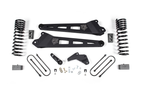 ZONE OFFROAD - ZONE  4.5" Radius Arm Lift Kit w/ Nitro Shocks 2013-2018 RAM 3500 (ZOND136N)