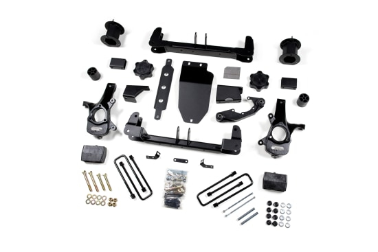 ZONE OFFROAD - ZONE  4.5" Lift Kit w/ Nitro Shocks 2014-2018 Silverado/Sierra 1500 4WD Alum/Stamped Arms (ZONC28N)