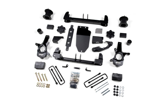 ZONE OFFROAD - ZONE  6.5" Suspension Kit Cast Steel Arms w/ Nitro Shocks 2014-2018 Silverado/Sierra 1500 4WD (ZONC25N)