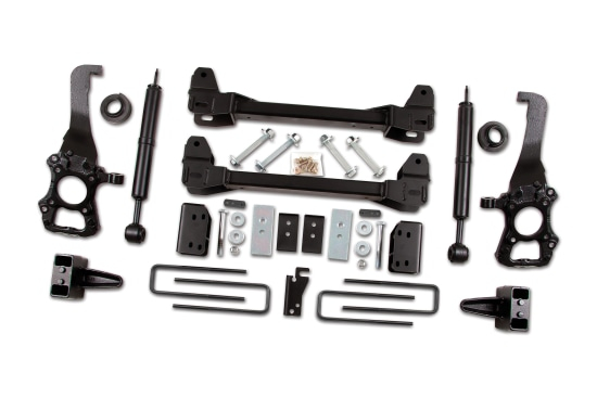 ZONE OFFROAD - ZONE  4.5" Lift Kit w/ FOX Shocks 2014-2018 Silverado/Sierra 1500 2WD Alum/Stamped Arms (ZONC36F)