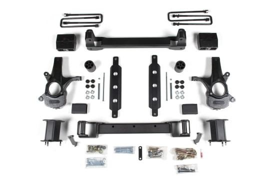 ZONE OFFROAD - ZONE  6.5" Lift Kit Cast Steel Arms w/ FOX Shocks 2014-2018 Silverado/Sierra 1500 2WD (ZONC33F)