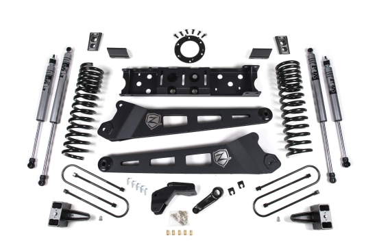 ZONE OFFROAD - ZONE  4.5" Radius Arm Lift Kit w/ Nitro Shocks 2019-2020 RAM 3500 w/ Overload 6-Bolt T-Case *Diesel*  (ZOND82N)