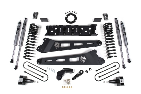 ZONE OFFROAD - ZONE  4.5" Radius Arm Lift Kit w/ Nitro Shocks 2019-2020 RAM 3500 w/ Overload 6-Bolt T-Case *Diesel*  (ZOND83N)