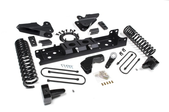 ZONE OFFROAD - ZONE  4.5" Radius Arm Bracket Lift Kit w/ Nitro Shocks 2019-2020 RAM 3500 w/ Overload 8-Bolt T-Case *Diesel*  (ZOND95N)