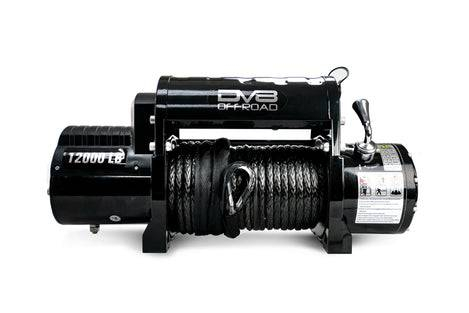 DV8 Offroad - DV8 12,000 LBS. Winch w/ Synthetic Rope (WB12SR)