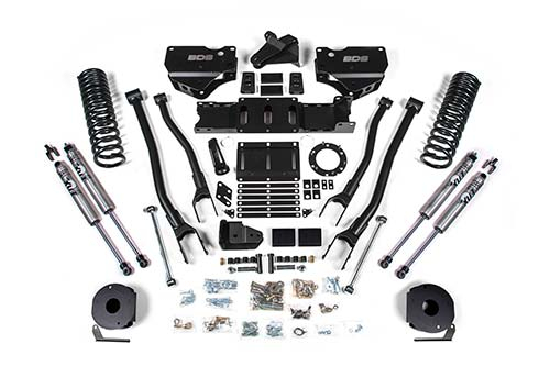 BDS Suspension - BDS 6 Inch Lift Kit W/ 4-Link Ram 2500 W/ Rear Air Ride (19-24) 4WD Diesel (1738H)