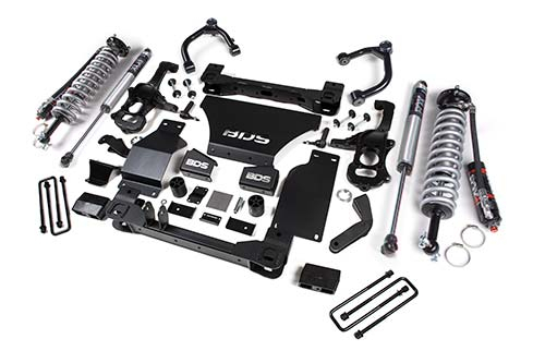BDS Suspension - BDS 4 Inch Lift Kit FOX 2.5 Performance Elite Coil-Over Chevy Silverado Or GMC Sierra 1500 (19-24) 4WD Gas (1800FPE)