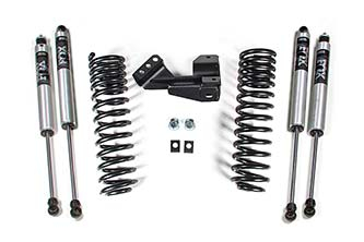 BDS Suspension - BDS 1-2 Inch Leveling Kit Performance Spring Ford F250/F350 Super Duty (1" Lift: 17-19) (2" Lift: 20-24) 4WD Diesel & Gas (1910H)