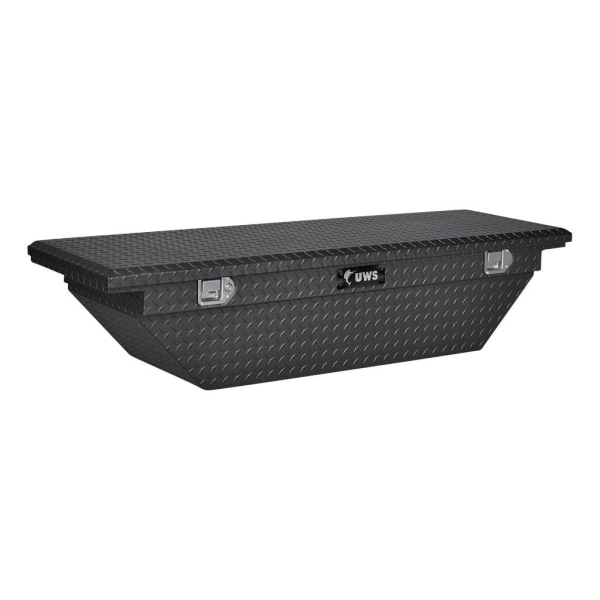 UWS - UWS 63" Angled Crossover Truck Tool Box (EC10313) (TBS-63-A-LP-MB)