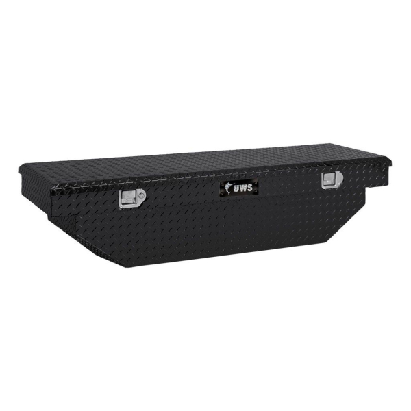 UWS - UWS 63" Angled Crossover Truck Tool Box (EC10282) (TBS-63-A-BLK)