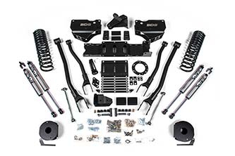 BDS Suspension - BDS 4 Inch Lift Kit W/ 4-Link Ram 2500 W/ Rear Air Ride (19-24) 4WD Diesel (1715H)