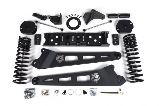 ZONE OFFROAD - ZONE  4.5"  Radius Arm Kit  w/ Nitro  Shocks  2019+  Ram 2500  DIESEL  6-Bolt T Case  (ZOND78N)