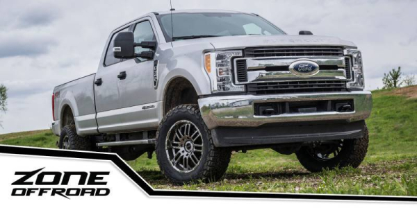 ZONE OFFROAD - ZONE  6"  Lift Kit   w/ Nitro Shocks  2017-2019  F250/F350   DIESEL  2-Leaf Main    (ZONF110N)