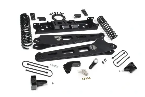 ZONE OFFROAD - ZONE  4" Radius Arm Kit   2019+  RAM  3500   GAS   3" Rear Block w/ Overload   *No Shocks*  (ZOND102)