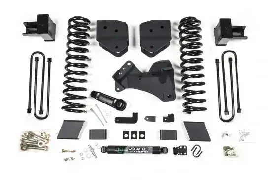 ZONE OFFROAD - ZONE  4.5" Radius Arm Kit  2019+ RAM  3500   2" Rear Block  w/out Overload  DIESEL  8-Bolt T-Case   *No Shocks*  (ZOND86)