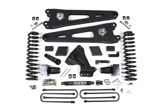 ZONE OFFROAD - ZONE  4" Radius Arm Kit   2020-2021   F350  Dually   DIESEL   *No Shocks*  (ZONF73)