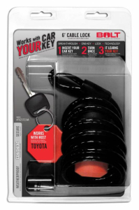 BOLT   6'  Cable Lock Toyota   (7023721)