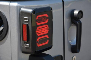 Jeep - DV8 Lighting - DV8 Offroad - DV8 - Octagon LED Tail Light 2007-2018 Wrangler JK  (TLJK-02)