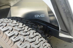 DV8 Offroad - DV8 - Aluminum Inner Fender Rear Raw Jeep JK (INFEND-01RR)