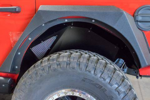 Jeep - DV8 Misc. Exterior - DV8 Offroad - DV8 - Inner Fenders   Rear   Black 2018+   Wrangler  JL  4 Door   (INFEND-03RB)
