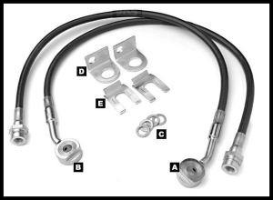 JKS - JKS Wrangler TJ, 1997-2006, HD Extended Brake Line (2292) - Image 8