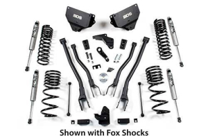 BDS 4" 4-link Lift Kit 2014-2018 Ram 2500 W/ Rear Coil Springs 4wd Gas (1611h)
