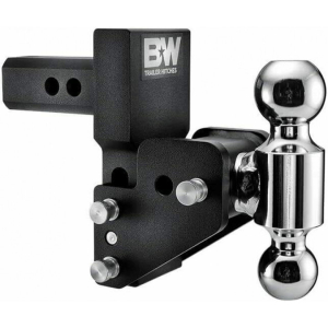 B&W - B & W   Tow & Stow  for GM Multi-Pro Tailgate   Dual Ball  2" Hitch  2.5" Drop / 3.5" Rise  Black (TS10063BMP)