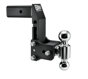 B&W - B & W   Tow & Stow  for GM Multi-Pro Tailgate  Dual Ball   2.5" Hitch   7" Drop/ 7.5" Rise  Black  (TS20066BMP)