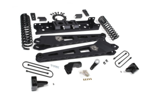 ZONE  4.5" Radius Arm Lift Kit w/ FOX Shocks 2019-2020 RAM 3500 w/ Overload 6-Bolt T-Case *Diesel*  (ZOND82F)