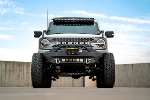 Bumpers - All Front Bumpers - DV8 Offroad - DV8 FS-15 Series Winch Front Bumper 2021-2022 Bronco (FBBR-02)