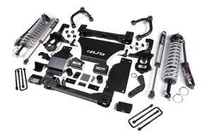 BDS 4 Inch Lift Kit FOX 2.5 Performance Elite Coil-Over Chevy Silverado Or GMC Sierra 1500 (19-24) 4WD Gas (1800FPE)
