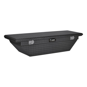 UWS 63" Angled Crossover Truck Tool Box (EC10313) (TBS-63-A-LP-MB)