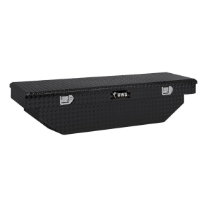 UWS - UWS 63" Angled Crossover Truck Tool Box (EC10282) (TBS-63-A-BLK) - Image 1