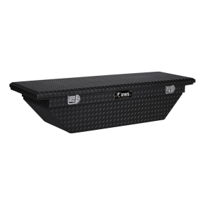 UWS - UWS 60" Angled Crossover Truck Tool Box (EC10202) (TBS-60-A-LP-BLK) - Image 1