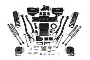 BDS 4 Inch Lift Kit W/ 4-Link Ram 2500 W/ Rear Air Ride (19-24) 4WD Gas (1717H)