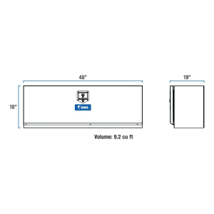 UWS - UWS 48" Single-Door Underbody Tool Box (EC40101) (TBUB-48) - Image 2