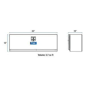 UWS - UWS 30" Single-Door Underbody Tool Box (EC40071) (TBUB-30) - Image 2