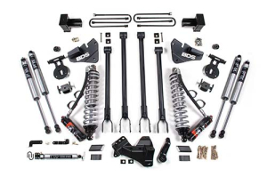 BDS 4 Inch Lift Kit W/ 4-Link FOX 2.5 Performance Elite Coil-Over Conversion Ford F350 Super Duty DRW (20-22) 4WD Diesel (1565FPE)