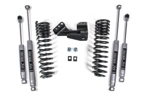 BDS 1-2 Inch Leveling Kit Performance Spring Ford F250/F350 Super Duty (1" Lift: 17-19) (2" Lift: 20-24) 4WD Diesel & Gas (1910H)